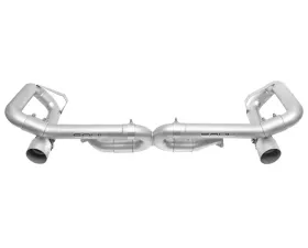 Soul Performance Resonated Competition Muffler Bypass Exhaust w/Bischoff Flange OBD1 Brushed Tips Porsche 993 Carrera 1994-1998