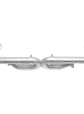 Soul Performance Resonated Competition Muffler Bypass Exhaust w/Bischoff Flange OBD2 Brushed Tips Porsche 993 Carrera 1994-1998                                     - POR.993.B2.MBCBPR.BR - Image 6