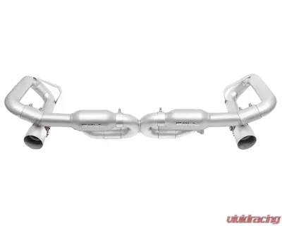 Soul Performance Resonated Competition Muffler Bypass Exhaust w/Bischoff Flange OBD2 Brushed Tips Porsche 993 Carrera 1994-1998 - POR.993.B2.MBCBPR.BR