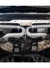 Soul Performance Resonated Competition Muffler Bypass Exhaust w/Bischoff Flange OBD2 Brushed Tips Porsche 993 Carrera 1994-1998                                     - POR.993.B2.MBCBPR.BR - Image 5