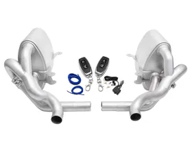 Soul Performance Valved Exhaust For PSE Black Chrome Tips Porsche 997.1 Carrera 2005-2008