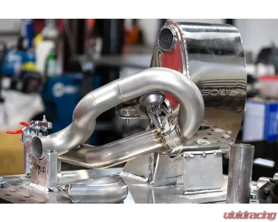 Soul Performance Valved Exhaust For PSE Polished Chrome Tips Porsche 997.1 Carrera 2005-2008 - POR.9971PSE.VES.POL