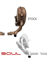 Soul Performance Valved Exhaust For PSE Polished Chrome Tips Porsche 997.1 Carrera 2005-2008                                     - POR.9971PSE.VES.POL - Image 8