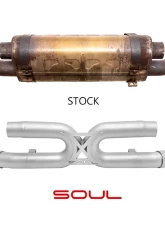 Soul Performance Center Muffler Bypass Exhaust Porsche 997.2 Carrera 2009-2011                                     - POR.9972.CMB - Image 3