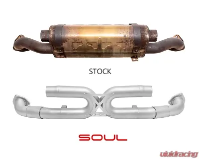 Soul Performance Center Muffler Bypass Exhaust Porsche 997.2 Carrera 2009-2011 - POR.9972.CMB