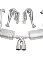 Soul Performance Competition Package Slash Cut Single Wall Tips Titanium Porsche 981 GT4 | Spyder 2015-2016                                     - POR.GT4.COPKG.SLTT - Image 5