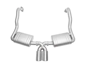 Soul Performance Performance Exhaust System Slash Cut Single Wall Tips Titanium Porsche 981 GT4 | Spyder 2015-2016