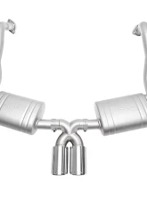 Soul Performance Performance Exhaust System Slash Cut Single Wall Tips Titanium Porsche 981 GT4 | Spyder 2015-2016                                     - POR.GT4.ESX.SLTT - Image 6