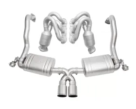 Soul Performance Street Package Slash Cut Single Wall Tips Titanium Porsche 981 GT4 | Spyder 2015-2016