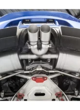 Soul Performance Valved Exhaust System Slash Cut Single Wall Tips Titanium Porsche 981 GT4 | Spyder 2015-2016                                     - POR.GT4.VES.SLTT - Image 3