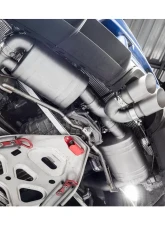 Soul Performance Valved Exhaust System Slash Cut Single Wall Tips Titanium Porsche 981 GT4 | Spyder 2015-2016                                     - POR.GT4.VES.SLTT - Image 4