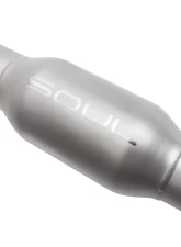 Soul Performance Resonated Muffler Bypass Exhaust 4" Dual Wall Slash Cut Tips Brushed Porsche Macan 2.0T 2016-2018                                     - POR.MAC2.MB.SLT.BR - Image 2