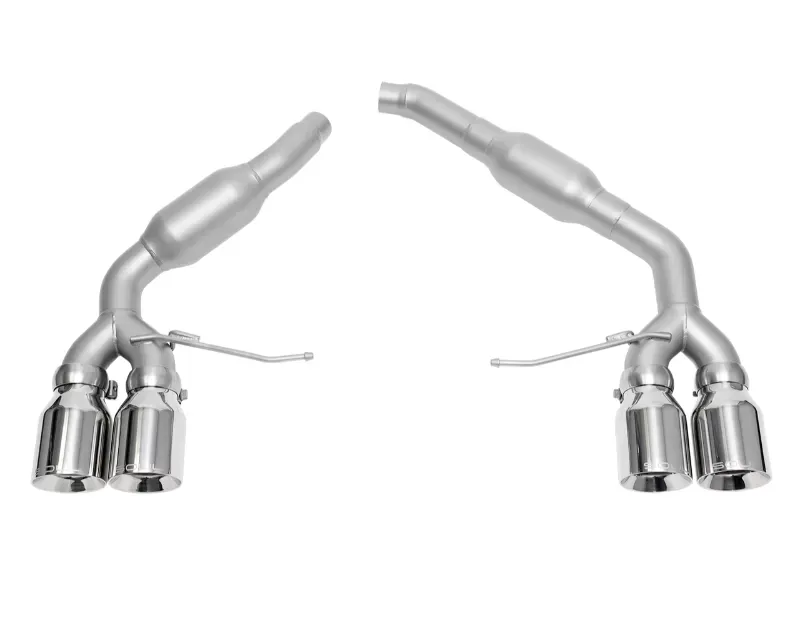 Soul Performance Resonated Muffler Bypass Exhaust 4" Dual Wall Slash Cut Tips Polished Porsche Macan S 2014-2018 - POR.MAC3.MB.SLT.POL