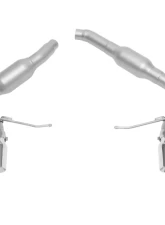 Soul Performance Resonated Muffler Bypass Exhaust 4" Dual Wall Slash Cut Tips Signature Satin Porsche Macan S 2014-2018                                     - POR.MAC3.MB.SLT - Image 7