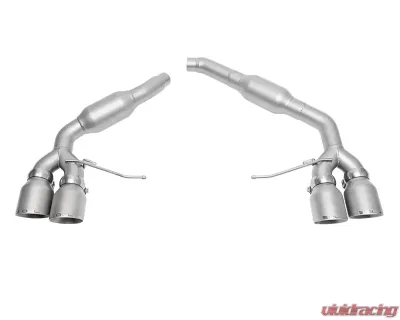 Soul Performance Resonated Muffler Bypass Exhaust 4" Dual Wall Slash Cut Tips Signature Satin Porsche Macan S 2014-2018 - POR.MAC3.MB.SLT