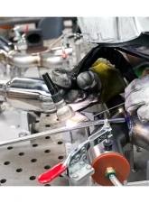 Soul Performance Resonated Muffler Bypass Exhaust 4" Dual Wall Slash Cut Tips Signature Satin Porsche Macan S 2014-2018                                     - POR.MAC3.MB.SLT - Image 5