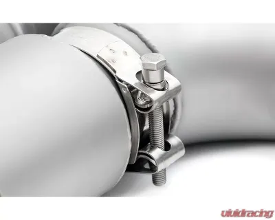 Soul Performance Center Muffler Bypass Exhaust w/ 4 inch Straight Cut Single Wall Satin Black Tip Porsche 991 GT3/GT3 RS | 911R 2014+ - POR.991GT3.CMB.SWTB