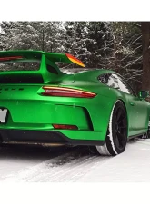 Soul Performance Center Muffler Bypass Exhaust w/ 4 inch Straight Cut Single Wall Satin Black Tip Porsche 991 GT3/GT3 RS | 911R 2014+                                     - POR.991GT3.CMB.SWTB - Image 8