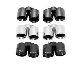 Soul Performance Bolt On Exhaust Tips Porsche 991.1 Carrera Base w/o PSE 2012-2016