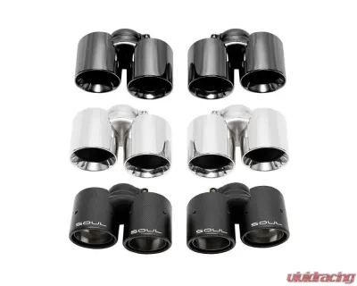 Soul Performance Bolt On Exhaust Tips Porsche 991.1 Carrera Base w/o PSE 2012-2016 - POR.991B.CFT