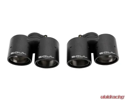 Soul Performance Bolt On Exhaust Tips Porsche 991.1 Carrera Base w/o PSE 2012-2016 - POR.991B.CFT