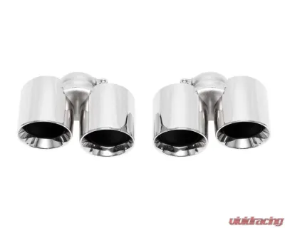 Soul Performance Bolt On Exhaust Tips Porsche 991.1 Carrera Base w/o PSE 2012-2016 - POR.991B.CFT