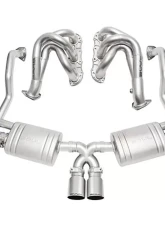 Soul Performance Competition Package - Black Chrome Tips Porsche 987.2 Cayman |  Boxster 2009-2012                                     - POR.9872.COPKG.BC - Image 2