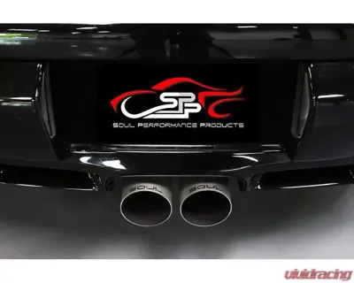 Soul Performance Competition Package - Black Chrome Tips Porsche 987.2 Cayman |  Boxster 2009-2012 - POR.9872.COPKG.BC