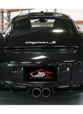 Soul Performance Competition Package - Black Chrome Tips Porsche 987.2 Cayman |  Boxster 2009-2012                                     - POR.9872.COPKG.BC - Image 5