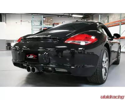 Soul Performance Competition Package - Black Chrome Tips Porsche 987.2 Cayman |  Boxster 2009-2012 - POR.9872.COPKG.BC