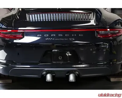 Soul Performance Trackback Turbo Back Exhaust System with HJS HD 200 Cell Catalytic Converters 4" Satin Black Double Wall Tips Porsche 991.2 Carrera with PSE 2017-2024 - POR.9912PSE.CTBE.DWT4B