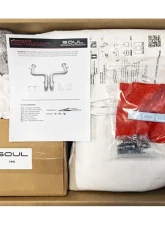 Soul Performance Trackback Turbo Back Exhaust System with HJS HD 200 Cell Catalytic Converters 4" Satin Black Double Wall Tips Porsche 991.2 Carrera with PSE 2017-2024                                     - POR.9912PSE.CTBE.DWT4B - Image 9