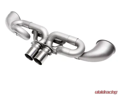 Soul Performance Exhaust System 4" Straight Cut Single Wall Tips (Brushed) Porsche 922 GT3 2022+ - POR.992GT3.ESX.SWT4BR