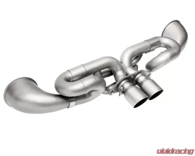 Soul Performance Exhaust System 4" Straight Cut Single Wall Tips (Signature Satin) Porsche 922 GT3 2022+ - POR.992GT3.ESX.SWT4