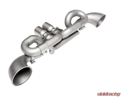 Soul Performance Exhaust System 4" Straight Cut Single Wall Tips (Signature Satin) Porsche 922 GT3 2022+ - POR.992GT3.ESX.SWT4