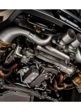 Soul Performance Exhaust System 4" Straight Cut Single Wall Tips (Signature Satin) Porsche 922 GT3 2022+                                     - POR.992GT3.ESX.SWT4 - Image 6