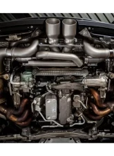 Soul Performance Exhaust System 4" Straight Cut Single Wall Tips (Signature Satin) Porsche 922 GT3 2022+                                     - POR.992GT3.ESX.SWT4 - Image 7