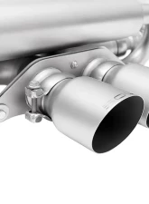 Soul Performance 4" Cut Single Wall Tip Satin Black Soul Valved Exhaust Package w/ Catted HJS HD 200 Cell Catalytic Converters Porsche 992 GT3 2022+                                     - POR.992GT3.VPKGS.SLT4B - Image 3