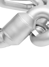 Soul Performance 4" Cut Single Wall Tip Satin Black Soul Valved Exhaust Package w/ Catted HJS HD 200 Cell Catalytic Converters Porsche 992 GT3 2022+                                     - POR.992GT3.VPKGS.SLT4B - Image 4