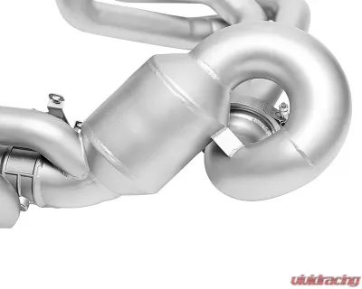 Soul Performance 4" Cut Single Wall Tip Satin Black Soul Valved Exhaust Package w/ Catted HJS HD 200 Cell Catalytic Converters Porsche 992 GT3 2022+ - POR.992GT3.VPKGS.SLT4B