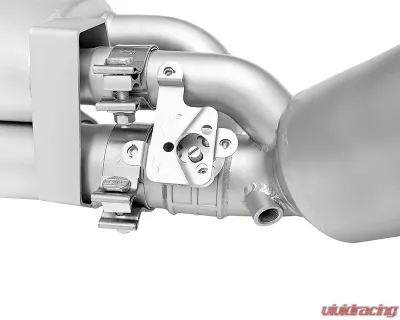 Soul Performance 4" Cut Single Wall Tip Satin Black Soul Valved Exhaust Package w/ Catted HJS HD 200 Cell Catalytic Converters Porsche 992 GT3 2022+ - POR.992GT3.VPKGS.SLT4B