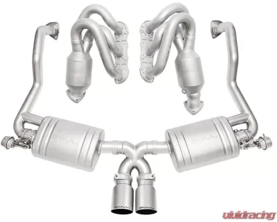 Soul Street Package w/ Black Chrome Double Wall Tips Porsche 987.2 Cayman / Boxster 2009-2012 - POR.9872.STPKG.BC