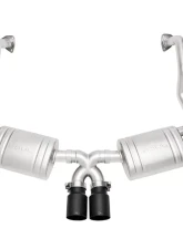 Soul Valved Exhaust w/ Black Chrome Double Wall Tips Porsche 987.2 Cayman / Boxster 2009-2012                                     - POR.9872.VES.BC - Image 2