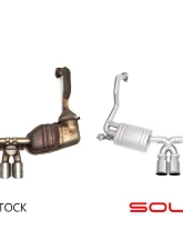 Soul Valved Exhaust w/ Black Chrome Double Wall Tips Porsche 987.2 Cayman / Boxster 2009-2012                                     - POR.9872.VES.BC - Image 3