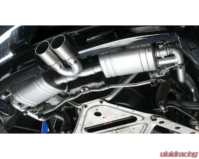 Soul Valved Exhaust w/ Black Chrome Double Wall Tips Porsche 987.2 Cayman / Boxster 2009-2012 - POR.9872.VES.BC