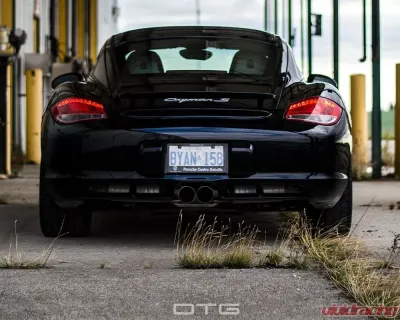 Soul Valved Exhaust w/ Black Chrome Double Wall Tips Porsche 987.2 Cayman / Boxster 2009-2012 - POR.9872.VES.BC