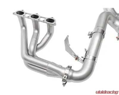Soul Catted Exhaust System w/ 4" Straight Cut Single Satin Tips Porsche 992 GT3 2022+ - POR.992GT3.RES.SWT4