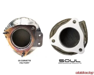 Soul Performance Sport Catalytic Converters Chevrolet Corvette C8 Z06 2023-2024 - CHEV.C8.Z06.SCC