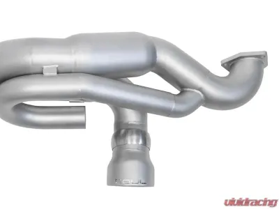 Soul Performance Satin Black Straight Cut Tips Non-Resonated Race Exhaust Porsche 718 GT4 RS 2017+ - POR.718GT4RS.RE.DWST.MB