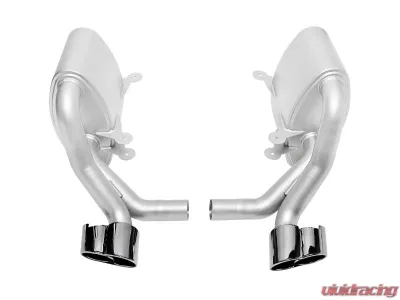 Soul Performance Black Chrome Tips X-50 Style Tips Sport Side Mufflers Porsche 996 Carrera 2001-2004 - POR.996.SM.BC